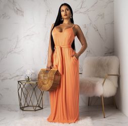 Long Dress with scarf