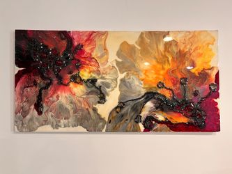 Original resin painting 24x48”