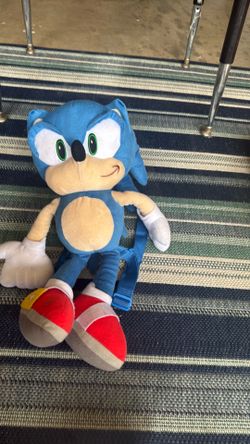 Sonic backpack blue color