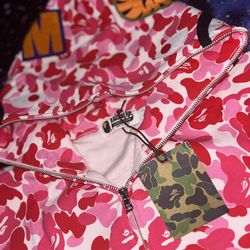 Pink Bape Hoodie