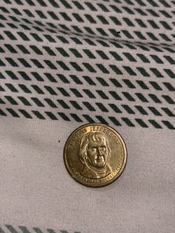 Thomas Jefferson 3rd President One Dollar Coin