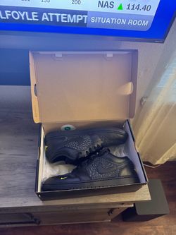 Air Jordan 1 Low Black Elephant Like New