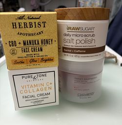 Body Scrubs And Face Cream