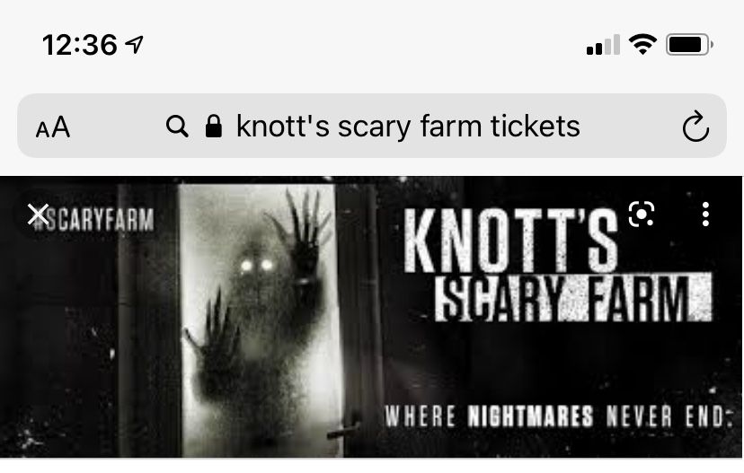 Knots Scary Farm Tickets 