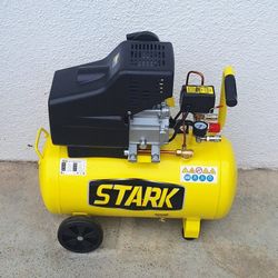 3.5HP 10 Gallons Air Compressor Tank Ultra Quiet Horizontal Tank Adjustable Pressure Ideal for DIY, Home & Garage Applications, 8.37 CFM

