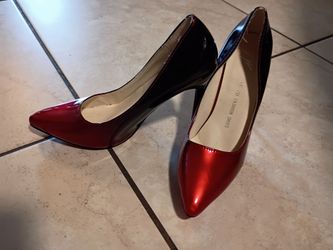 Patent Leather Gradient Stiletto Heels