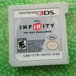 NINTENDO 3DS INFINITY TOY BOX CHALLENGE GAME
