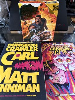 Dungeon Crawler Carl SDCC Figure Signed! + Extras