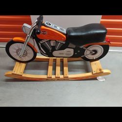 2008 KidKraft Harley Davidson Wooden Kids Rocker Motorcycle