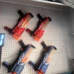 Nerf Rival Guns (lot of 10) With Accessories 