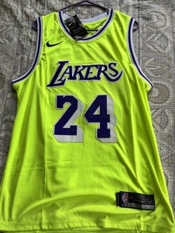 Kobe Bryant Lime Green Lakers Jersey