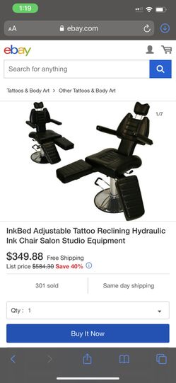 Tattoo chair brand new in box