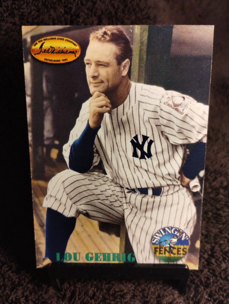 Lou Gehrid Baseball Card