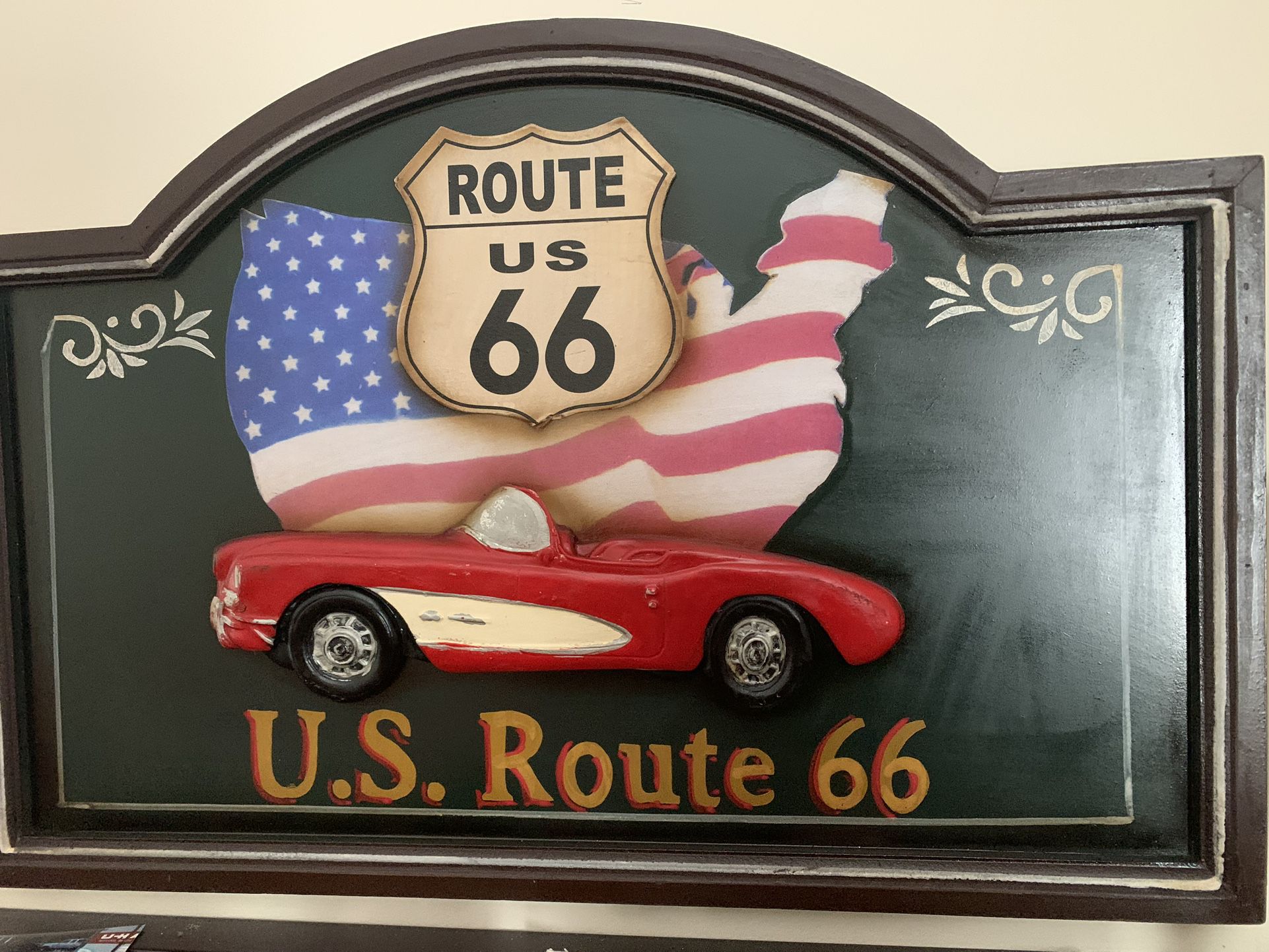 Route 66 Wall Plaque 