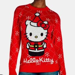 Christmas Hello Kitty Sweater Size: XL (16-18)