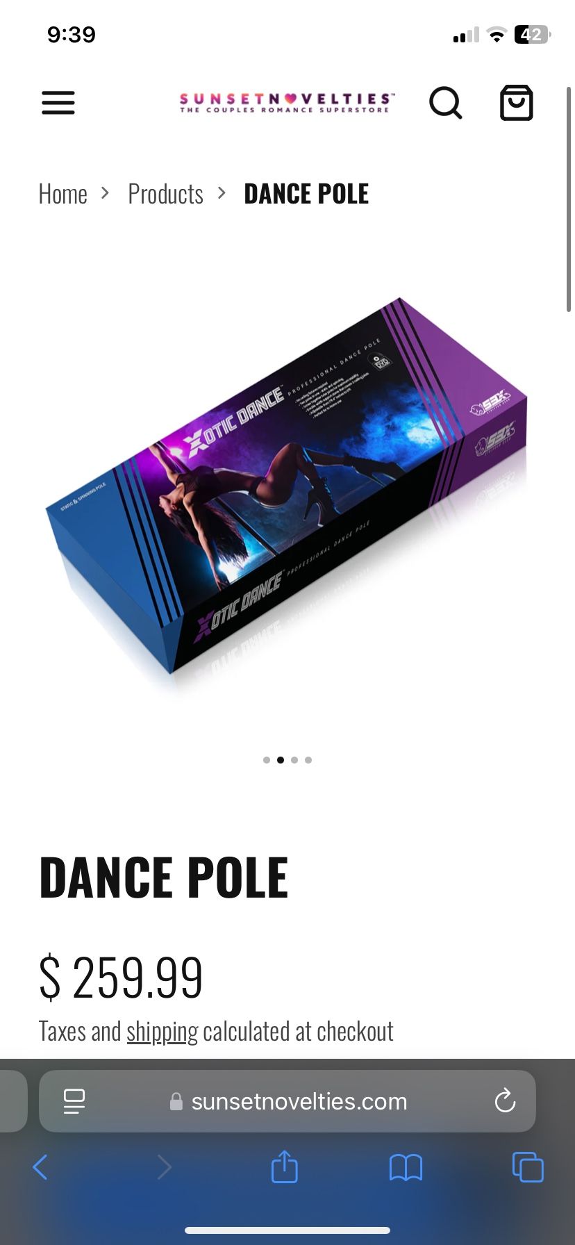 Exotic Dance Pole