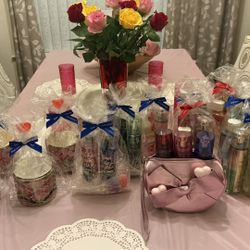 Bath & Body Works Lotion And Sprays Candles And Holders
