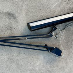 Vintage Amplex Drafting Table Lamp MCM Black