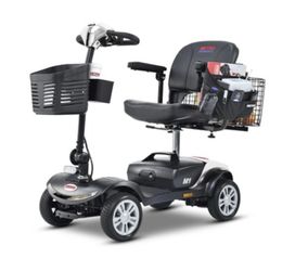 Flynama Four Wheels Compact Travel Mobility Scooter with 300w Motor- Chrome Model #L-P198329  $1655 plus tax at Lowe's website new still in the box