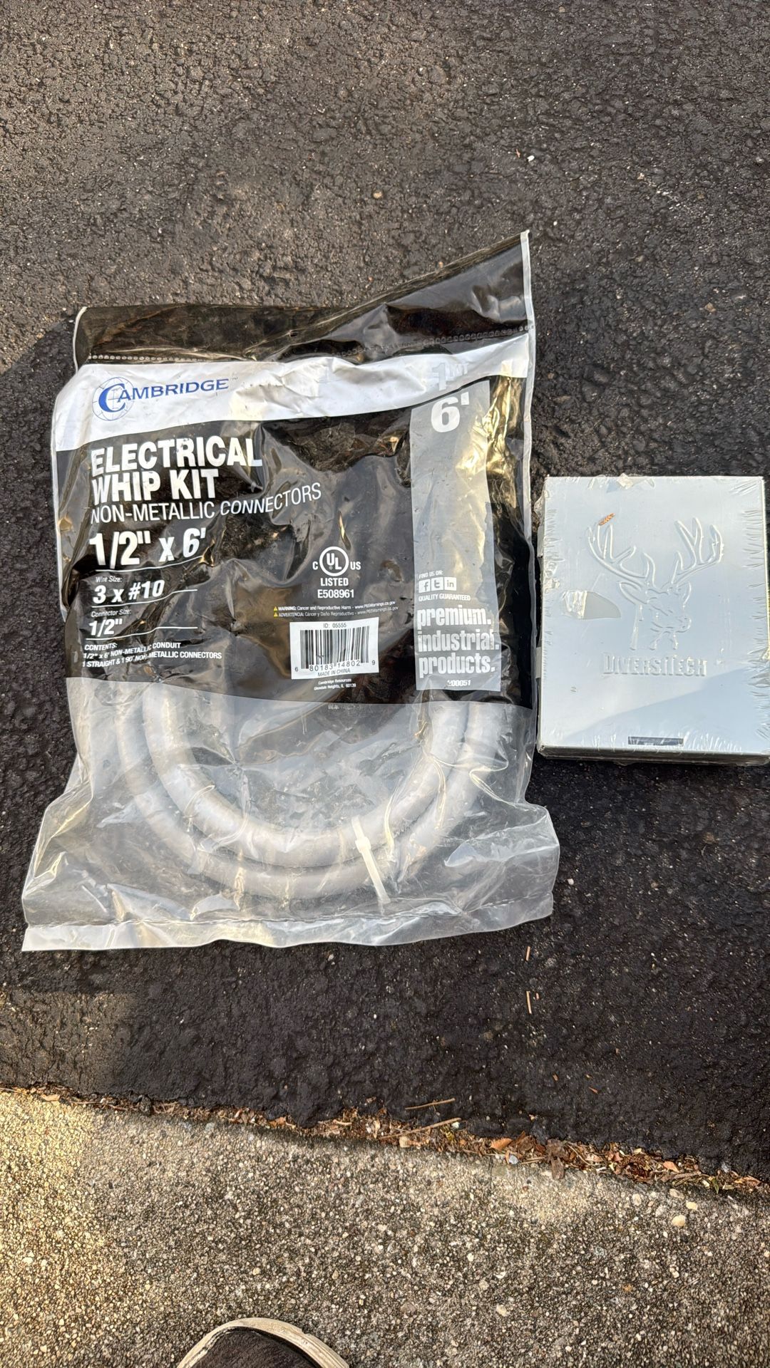 6 Foot Electrical Whip And Disconnect Switch
