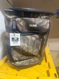 Uline Mossy Oak Camo Cooler Bag W/Wheels