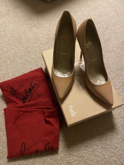 Louboutin Classic Nude Shoes 