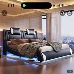 KING SIZED BED + FRAME