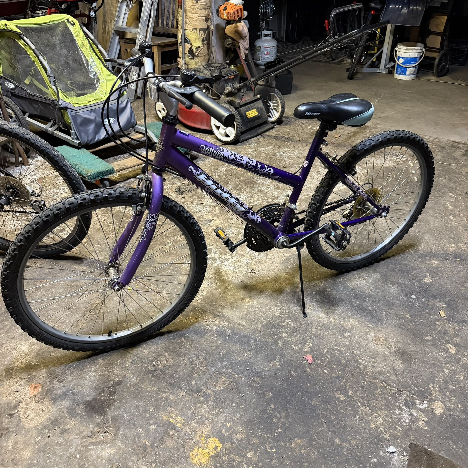 Huffy Purple Bicycle Teenager Bike