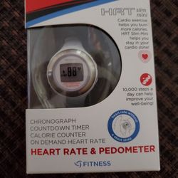New  BAlance Heart Rate And Pedometer HRT  Sli.m Mini