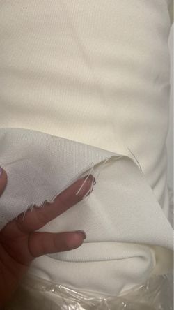 100% cotton fabric ivory