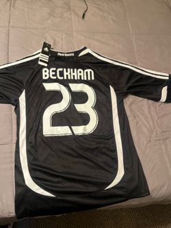 🔥 🔥 DAVID BECKHAM THROW BACK REAL MADRID ADIDAS JERSEY SIZE XL 🔥 🔥