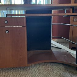Computer Desk With Drawer 