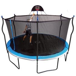 Sportspower Bounce Pro 14' Trampoline with Heavy Duty Basketball System