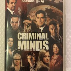 Criminal Minds 2016 Season 1-4 DVD Set , Broken Case, Never Used .