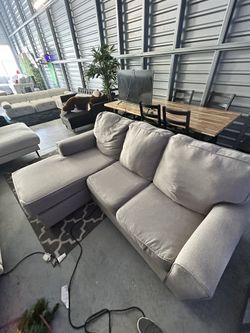 Reversible Ottoman Sectional Sofa/ Couch (We Deliver) 