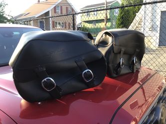 Leather bags Harley sportster