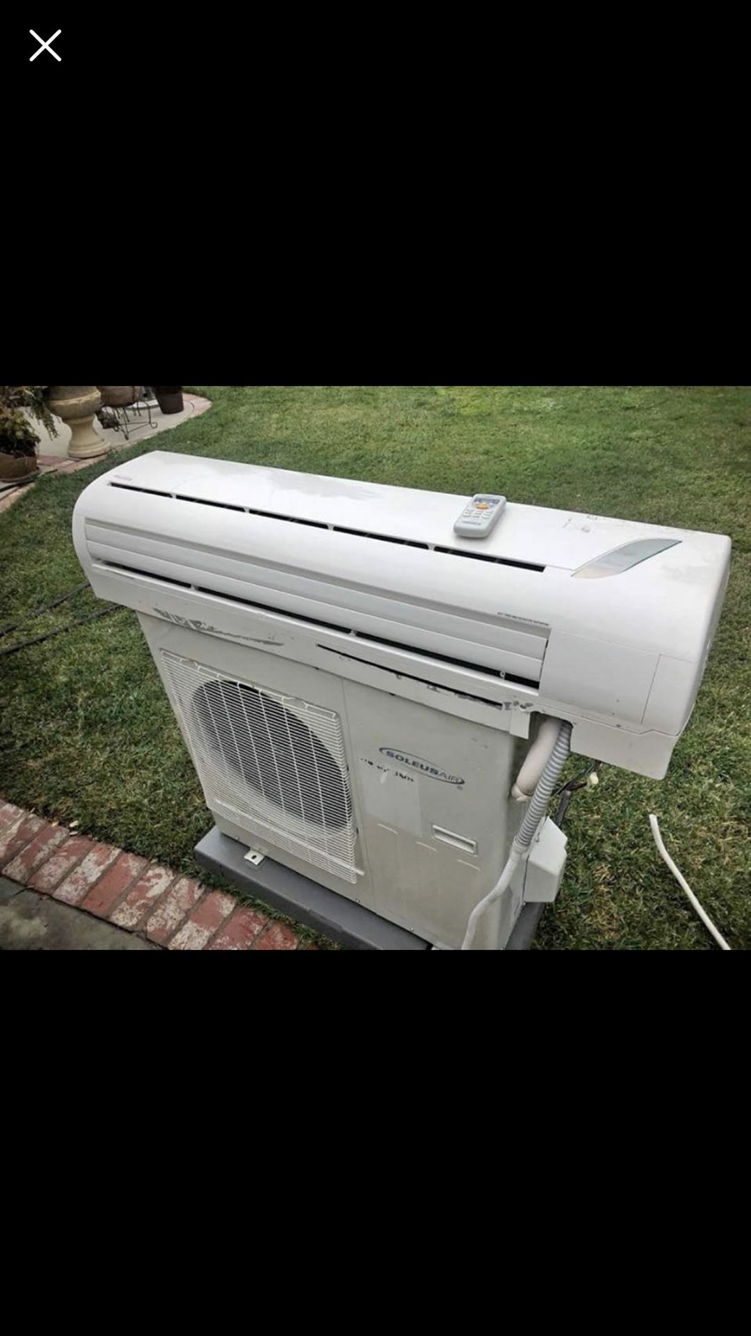 Soleus Air conditioner 13 seer mini split AC with heat pump Model # KFCHP24-OC 24000 BTU/2 Ton
