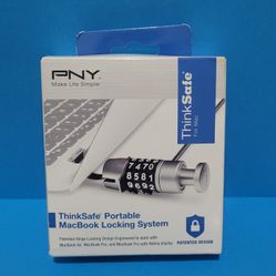 PNY ThinkSafe Portable MacBook Locking System P-TSAL1-RB Lock Mac Air Pro