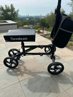 BlessReach Knee Scooter – Like New, Adjustable Height with Basket - Randolph, ME