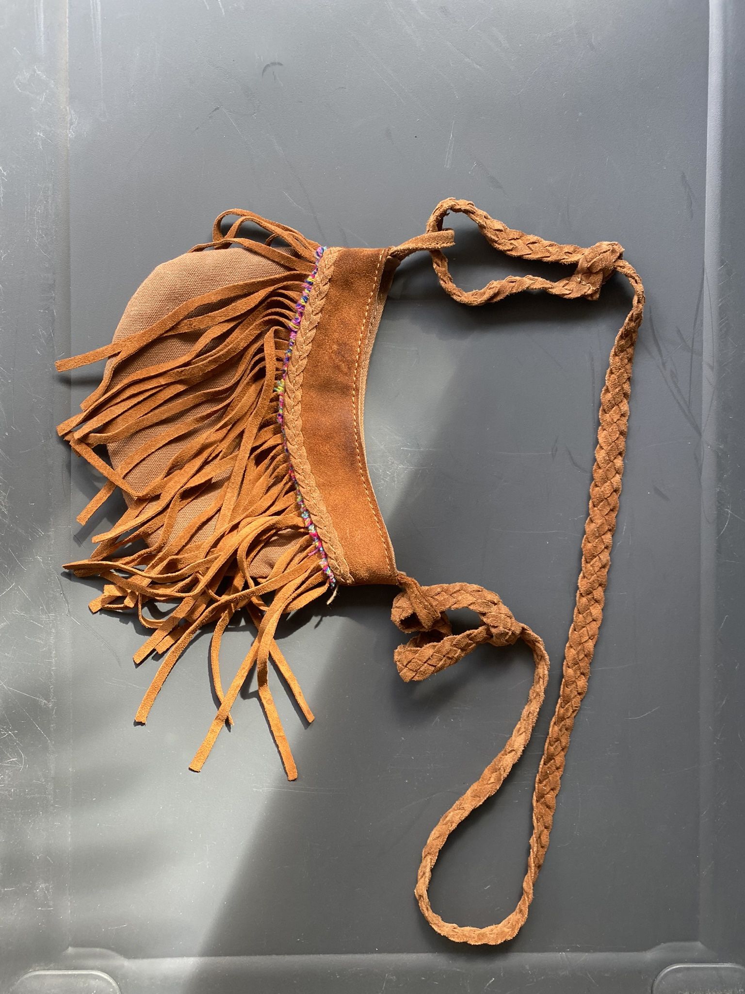 Leather Fringe Purse