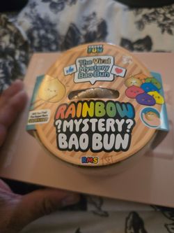 Crazy Fun Rainbow Mystery Bao Bun Squishy Squeezable Stress Reliever Toy 3+