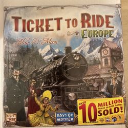 Ticket To Ride - Board Game , New And Sealed 