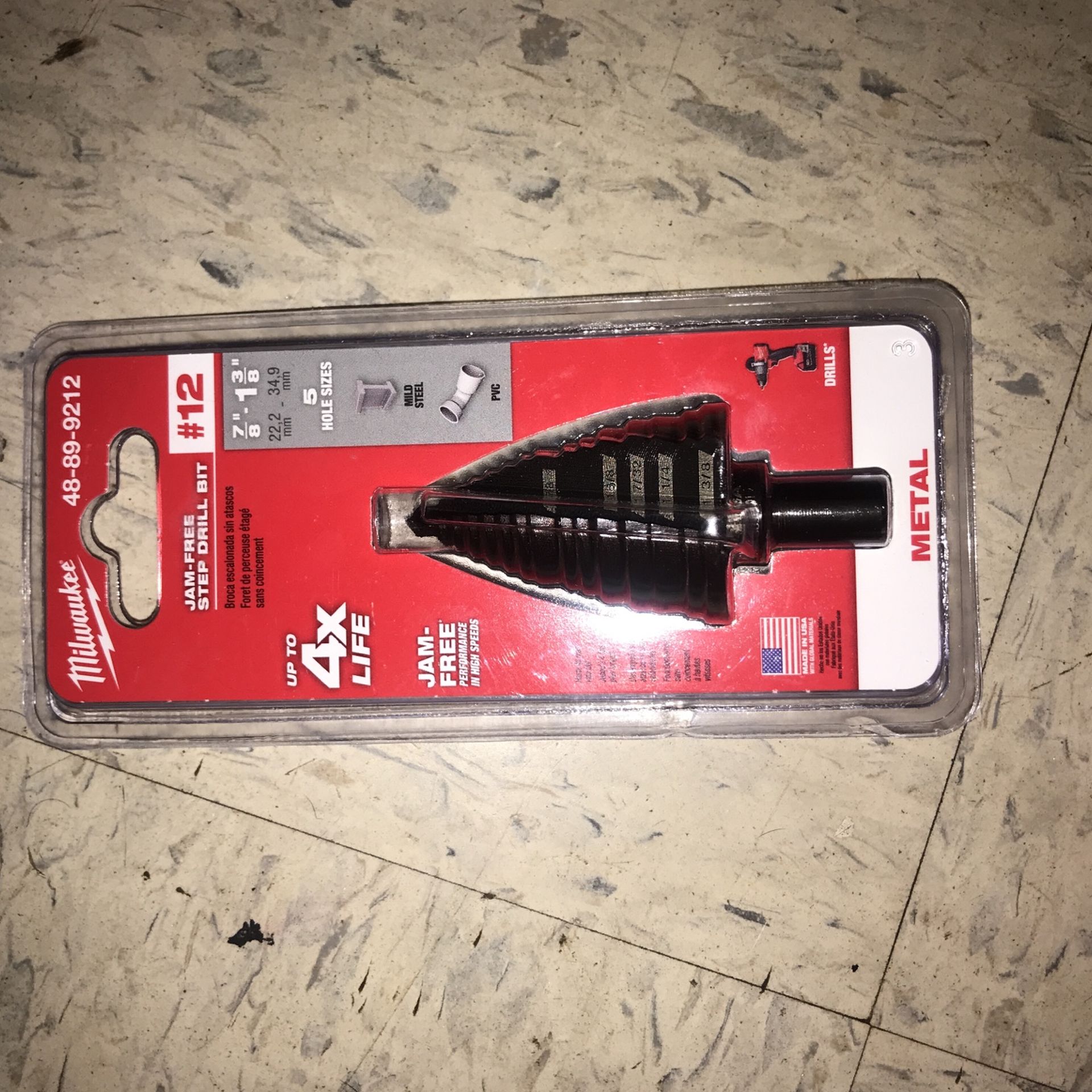 Step drill bit 12 for sale in el paso tx offerup