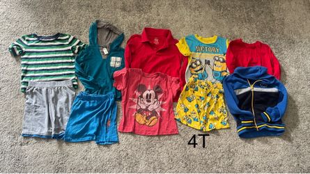 Boy Shirts Sweater And Pajamas Size 4T