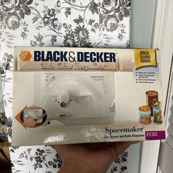 Can Opener Electric Black And Decker Under the Cabinet 