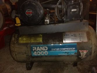 Belt gas compressor