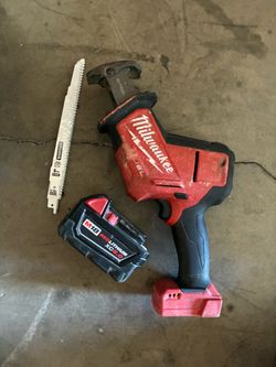 Milwaukee M18 Fuel Hackzall, 5.0 Battery, Blades