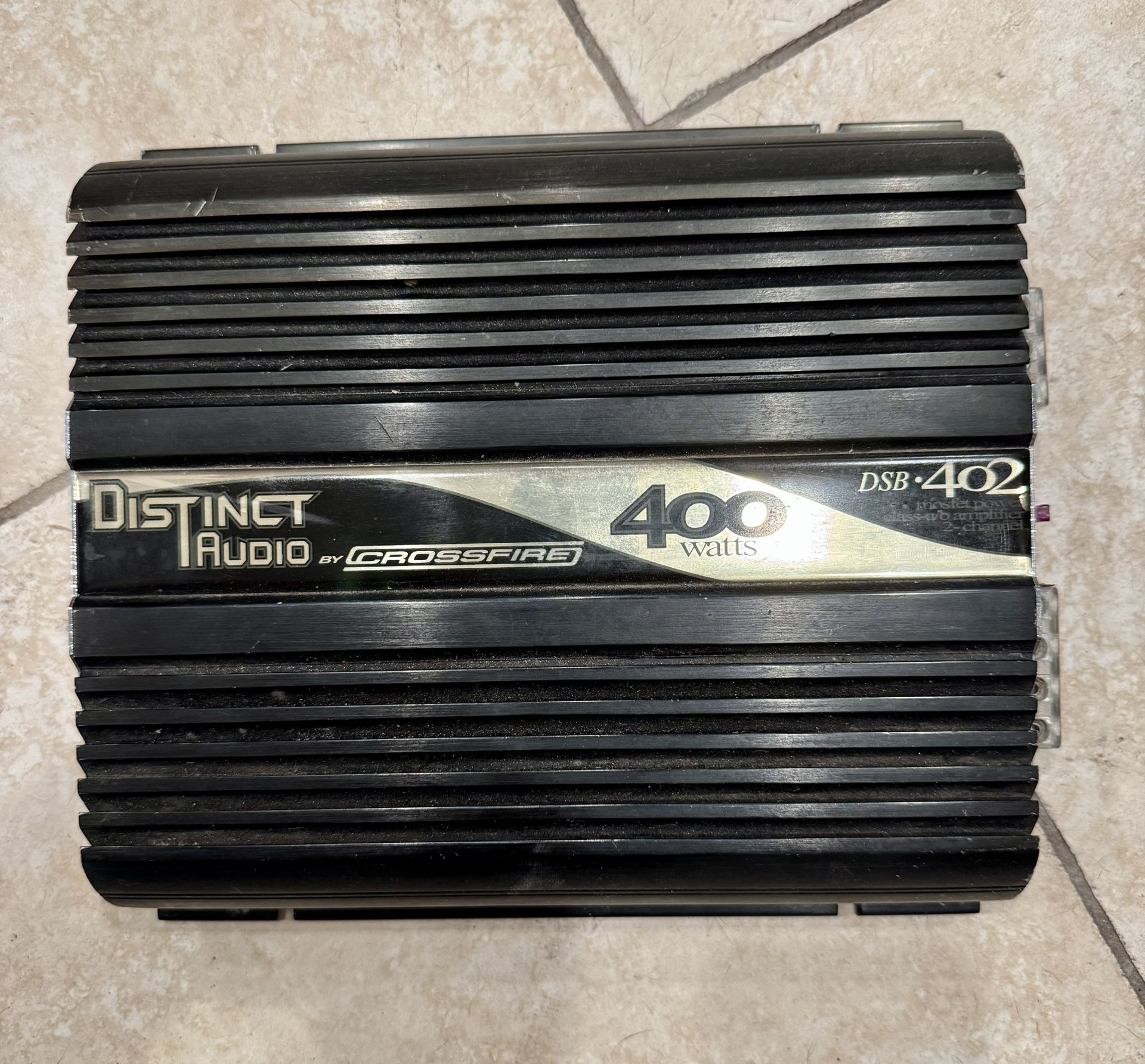 istinct Audio by Crossfire DSB-402 car audio amplifier. 
