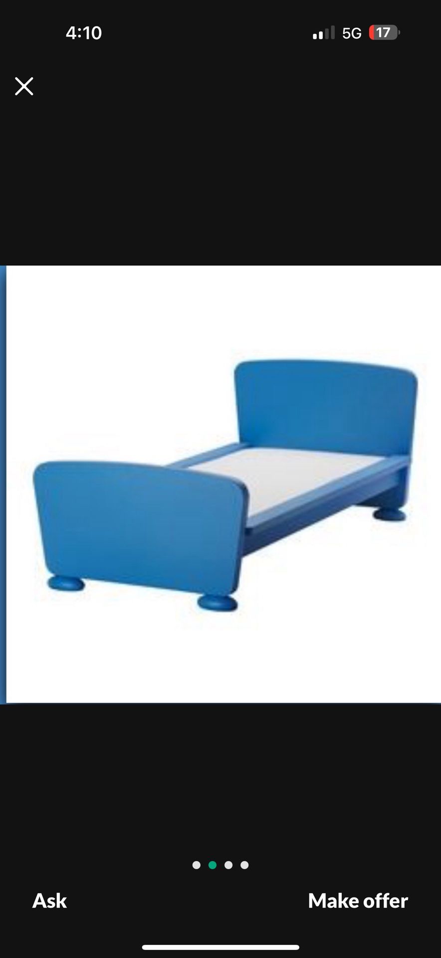 Toddler Bed/mattress (like New)
