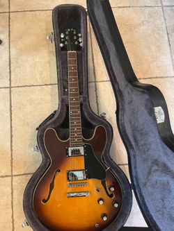 Jay Turser Semi Hollow Guitar (Mint) W/ Epiphone Hardshell Case